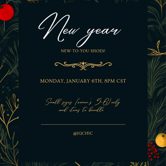 Share show flyer --Shoe show (women's size 5-6) on Saturday, 11/29/25 @ 7 PM CST - Picture 6 of 7